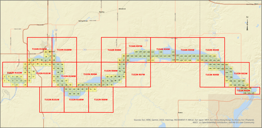 Acreage Adjustment Interactive Map