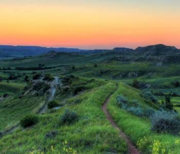 North Dakota Sunset Over Little Missouri